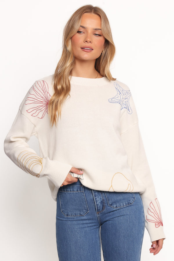 Nikita Seaside Knit Sweater – Cream